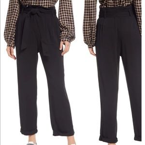 Black Paperbag pants